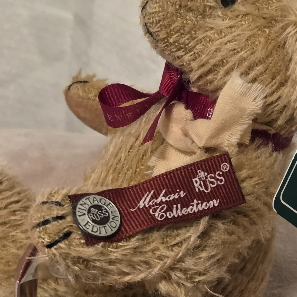 BEAR (RUSS) CRABTREE & EVELYN/MOHAIR COLLECTION/VINTAGE& LTD. ED. W/TAG